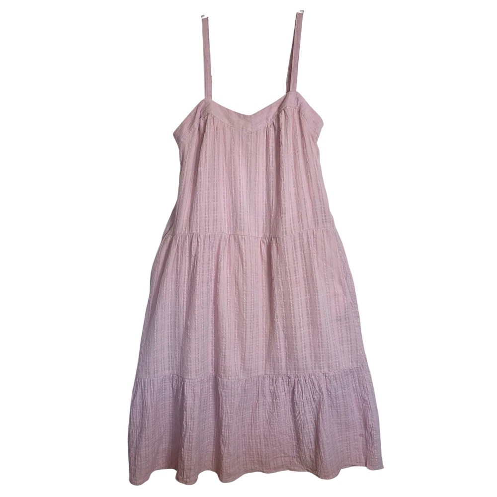 Knox Rose Pink Tiered Midi Dress